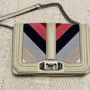 Rebecca Minkoff small Love winter white crossbody